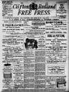 Clifton and Redland Free Press Friday 23 November 1900 Page 1