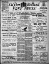 Clifton and Redland Free Press Friday 25 January 1901 Page 1