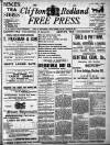 Clifton and Redland Free Press Friday 11 October 1901 Page 1