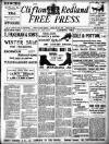 Clifton and Redland Free Press Friday 10 January 1902 Page 1
