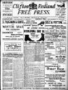 Clifton and Redland Free Press Friday 17 January 1902 Page 1