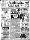 Clifton and Redland Free Press Friday 21 March 1902 Page 1