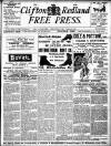Clifton and Redland Free Press Friday 04 April 1902 Page 1
