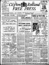 Clifton and Redland Free Press Friday 23 May 1902 Page 1