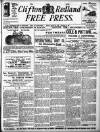 Clifton and Redland Free Press Friday 08 August 1902 Page 1