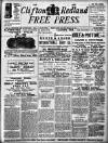 Clifton and Redland Free Press Friday 22 August 1902 Page 1