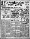 Clifton and Redland Free Press Friday 29 August 1902 Page 1
