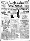 Clifton and Redland Free Press Friday 16 January 1903 Page 1