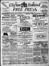 Clifton and Redland Free Press Friday 15 May 1903 Page 1