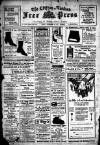 Clifton and Redland Free Press Friday 01 November 1912 Page 1