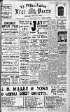 Clifton and Redland Free Press Thursday 25 May 1922 Page 1