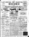 Horfield and Bishopston Record and Montepelier & District Free Press Saturday 28 October 1899 Page 1