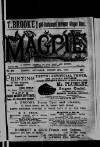 Bristol Magpie Saturday 17 August 1889 Page 1