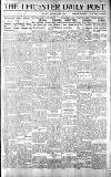 Leicester Daily Post Friday 14 January 1921 Page 1