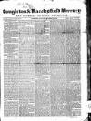 Congleton & Macclesfield Mercury, and Cheshire General Advertiser Saturday 28 September 1861 Page 1