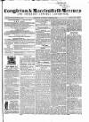 Congleton & Macclesfield Mercury, and Cheshire General Advertiser Saturday 13 August 1864 Page 1