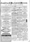 Congleton & Macclesfield Mercury, and Cheshire General Advertiser Saturday 09 October 1869 Page 1