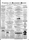 Congleton & Macclesfield Mercury, and Cheshire General Advertiser Saturday 13 September 1884 Page 1