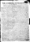 Cambridge Intelligencer Saturday 19 April 1800 Page 1