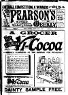 Pearson's Weekly Saturday 10 November 1900 Page 1