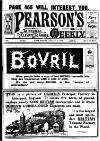 Pearson's Weekly Thursday 16 January 1902 Page 1