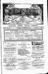 Clifton Society Thursday 25 November 1909 Page 1