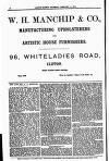 Clifton Society Thursday 10 February 1910 Page 16