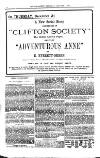 Clifton Society Thursday 14 January 1915 Page 14