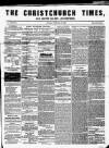 Christchurch Times Saturday 13 November 1858 Page 1