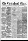 Christchurch Times Saturday 13 November 1869 Page 1