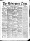 Christchurch Times Saturday 01 April 1871 Page 1