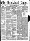 Christchurch Times Saturday 08 June 1872 Page 1