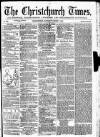 Christchurch Times Saturday 03 August 1872 Page 1