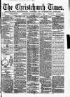 Christchurch Times Saturday 11 October 1873 Page 1