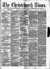 Christchurch Times Saturday 15 November 1873 Page 1
