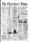Christchurch Times Saturday 10 November 1883 Page 1