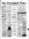 Christchurch Times Saturday 22 November 1884 Page 1