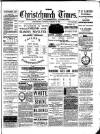 Christchurch Times Saturday 23 January 1892 Page 1