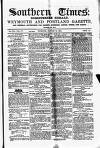 Southern Times and Dorset County Herald Saturday 21 January 1854 Page 1