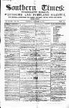 Southern Times and Dorset County Herald Saturday 16 September 1854 Page 1