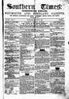 Southern Times and Dorset County Herald Saturday 06 January 1855 Page 1