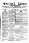 Southern Times and Dorset County Herald Saturday 11 August 1855 Page 1