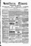Southern Times and Dorset County Herald Saturday 09 October 1858 Page 1