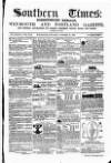 Southern Times and Dorset County Herald Saturday 16 October 1858 Page 1