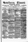 Southern Times and Dorset County Herald Saturday 10 November 1860 Page 1