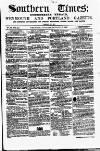 Southern Times and Dorset County Herald Saturday 12 January 1861 Page 1