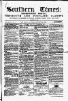 Southern Times and Dorset County Herald Saturday 07 September 1861 Page 1