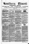 Southern Times and Dorset County Herald Saturday 04 January 1862 Page 1