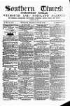 Southern Times and Dorset County Herald Saturday 09 August 1862 Page 1
