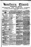 Southern Times and Dorset County Herald Saturday 06 January 1866 Page 1